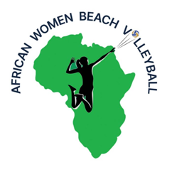 African Women's Beach Volleyball Logo